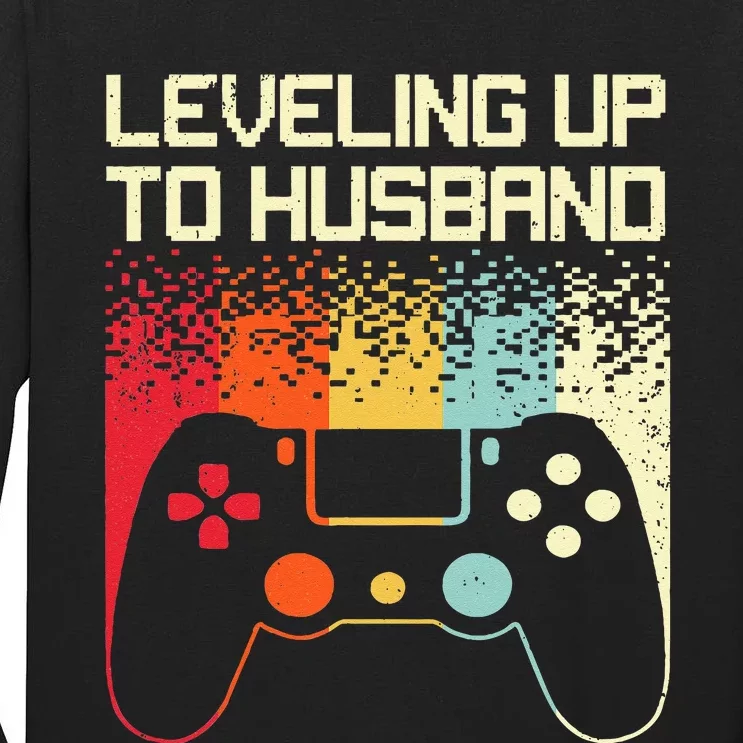 Cool Future Husband For Men Groom To Be Bachelor Gamer Tall Long Sleeve T-Shirt