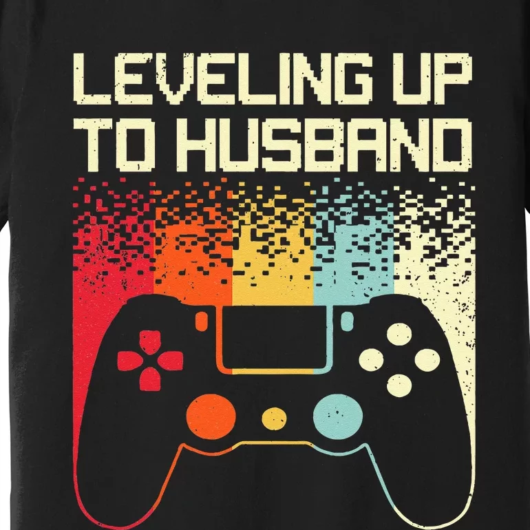 Cool Future Husband For Men Groom To Be Bachelor Gamer Premium T-Shirt