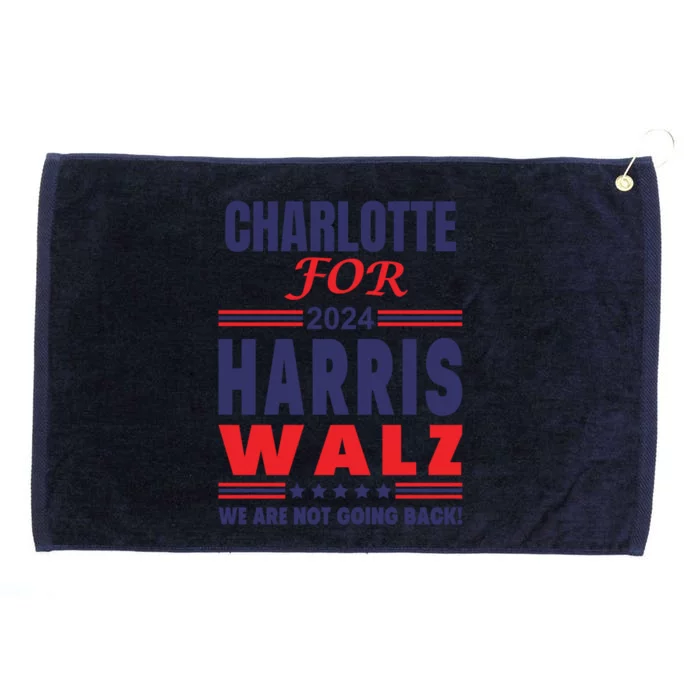 Charlotte For Harris Walz Gift Grommeted Golf Towel