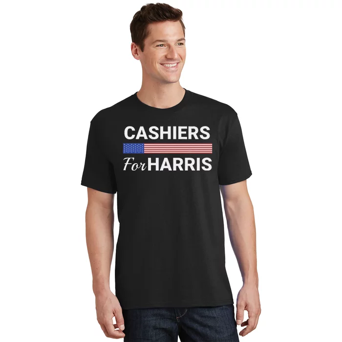 Cashiers For Harris Kamala Harris 2024 T-Shirt