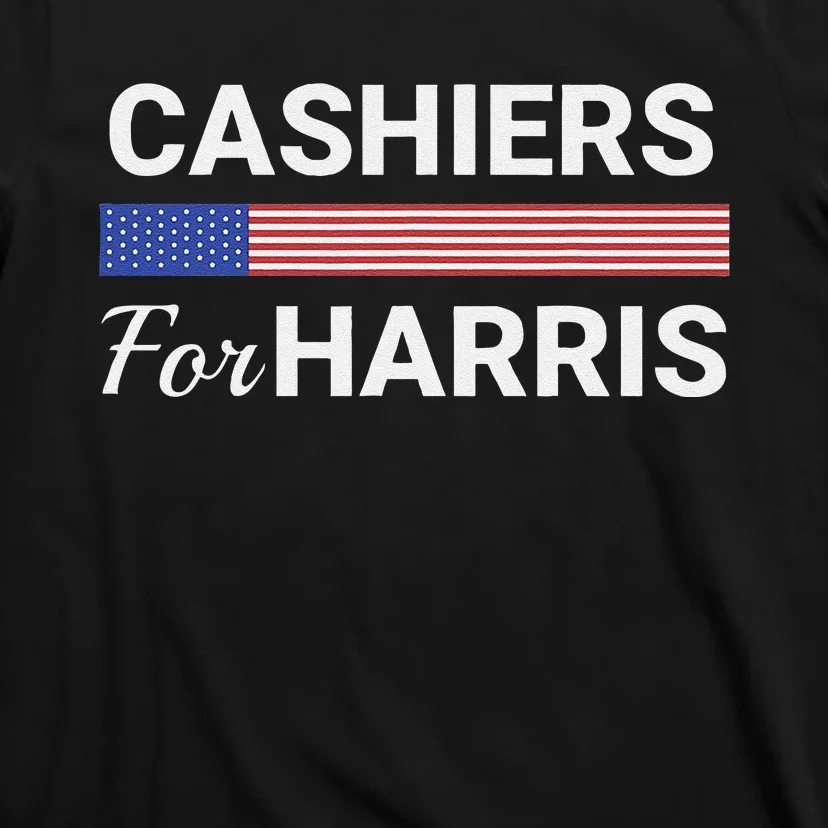 Cashiers For Harris Kamala Harris 2024 T-Shirt