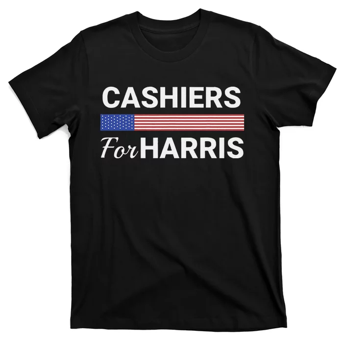 Cashiers For Harris Kamala Harris 2024 T-Shirt