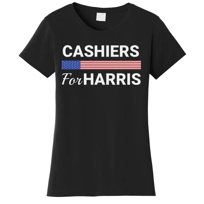 Cashiers For Harris Kamala Harris 2024 Women's T-Shirt