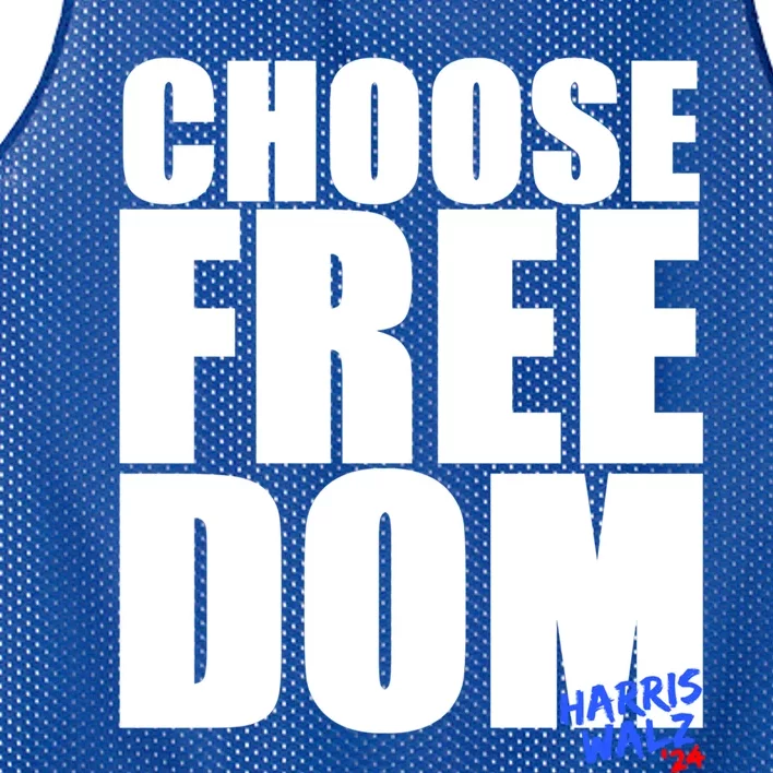 Choose Freedom Harris Walz 24 Cute Gift Mesh Reversible Basketball Jersey Tank