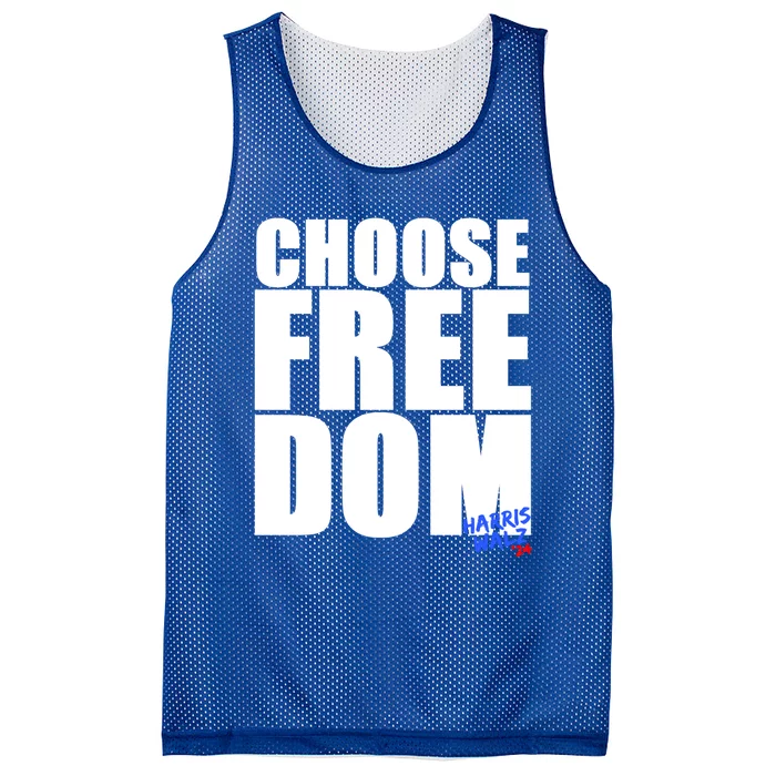 Choose Freedom Harris Walz 24 Cute Gift Mesh Reversible Basketball Jersey Tank