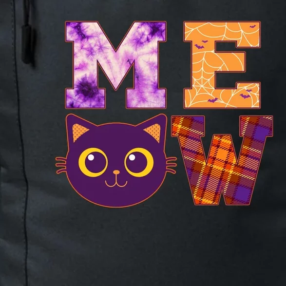 Cute Fall Halloween Cat MEOW Daily Commute Backpack