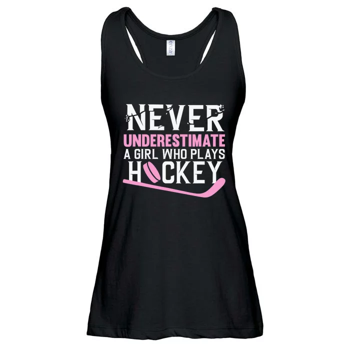 Colorful Field Hockey Love Field Hockey Player Hockey Fan Ladies Essential Flowy Tank