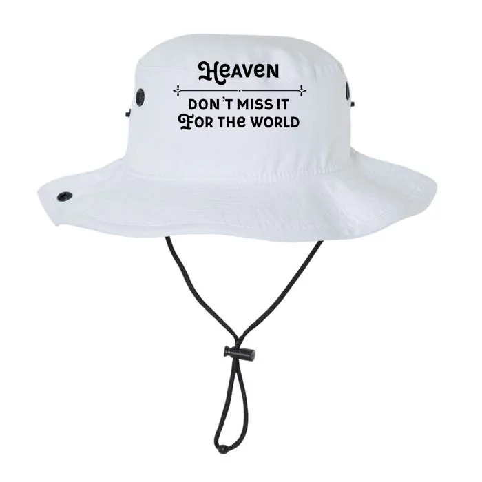 Christian Faith Heaven Don't Miss It For The World Gift Legacy Cool Fit Booney Bucket Hat