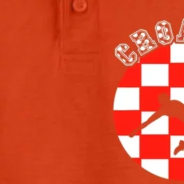 Croatia Flag Hrvatska Soccer Team Croatian Football Hrvatska Dry Zone Grid Performance Polo