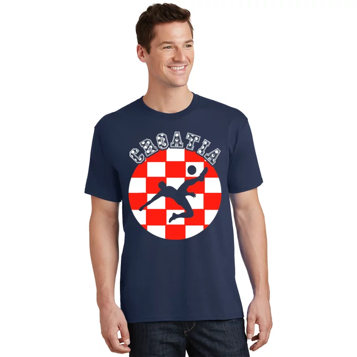 Croatia Flag Hrvatska Soccer Team Croatian Football Hrvatska T-Shirt