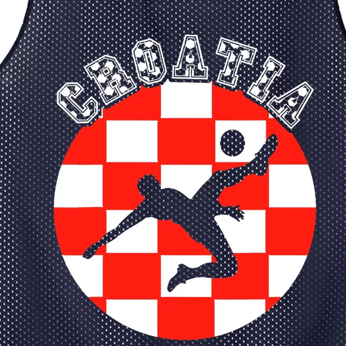 Croatia Flag Hrvatska Soccer Team Croatian Football Hrvatska Mesh Reversible Basketball Jersey Tank