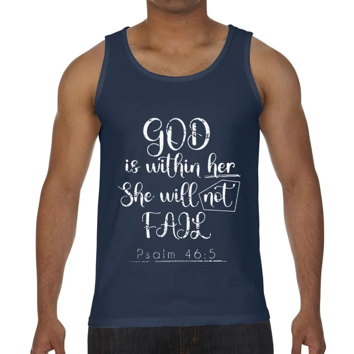 Christian Faith Holy Bible Verse Jesus Lord Devotee Prayer Comfort Colors® Tank Top