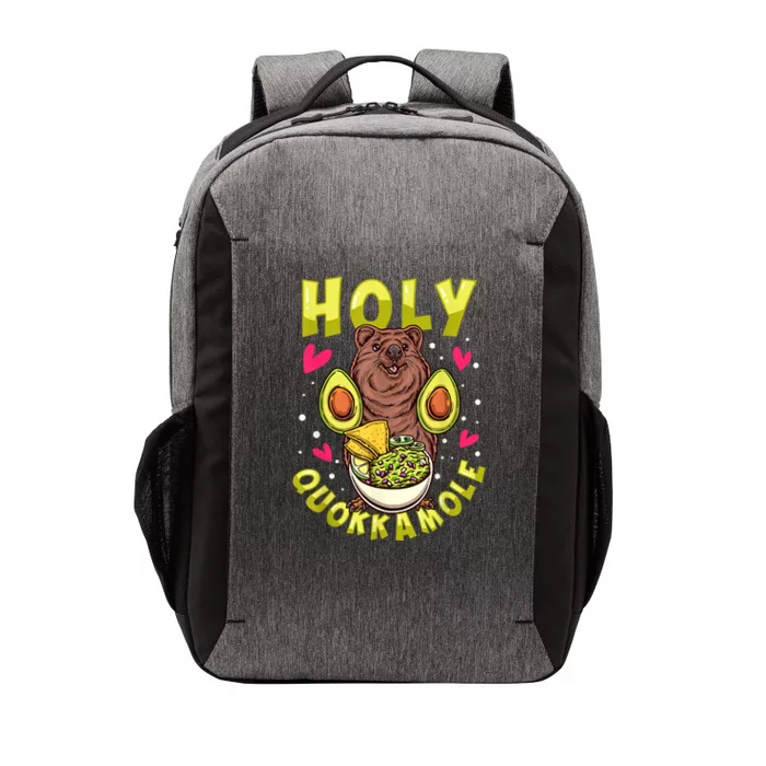 Cute Funny Holy Quokkamole Quokka Lover Avocado Guacamole Vector Backpack