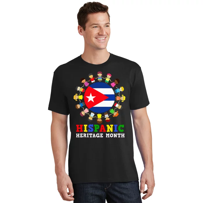 Cuban Flag Heritage Celebration Cuba T-Shirt