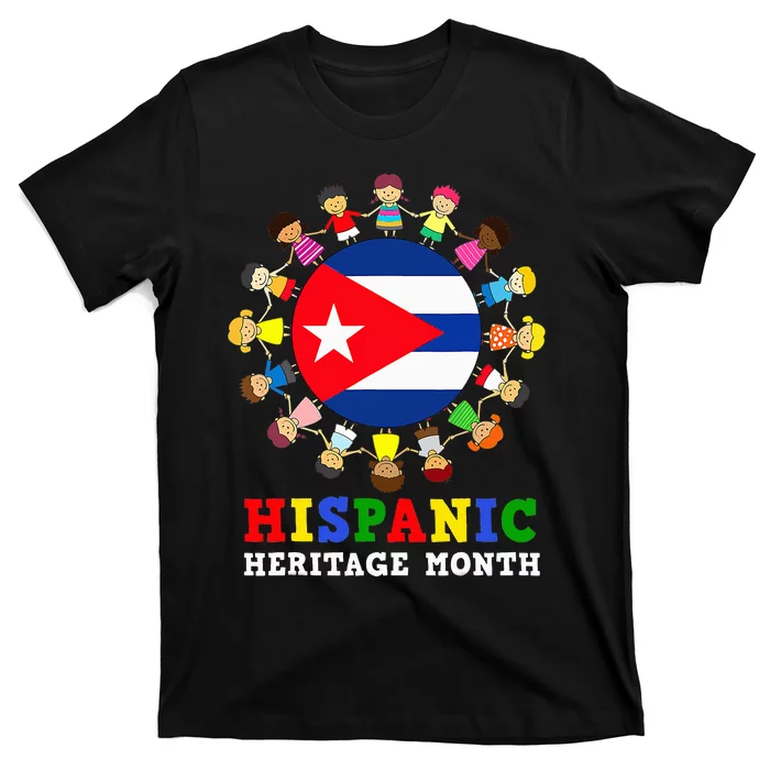 Cuban Flag Heritage Celebration Cuba T-Shirt