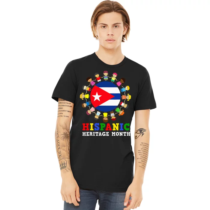 Cuban Flag Heritage Celebration Cuba Premium T-Shirt