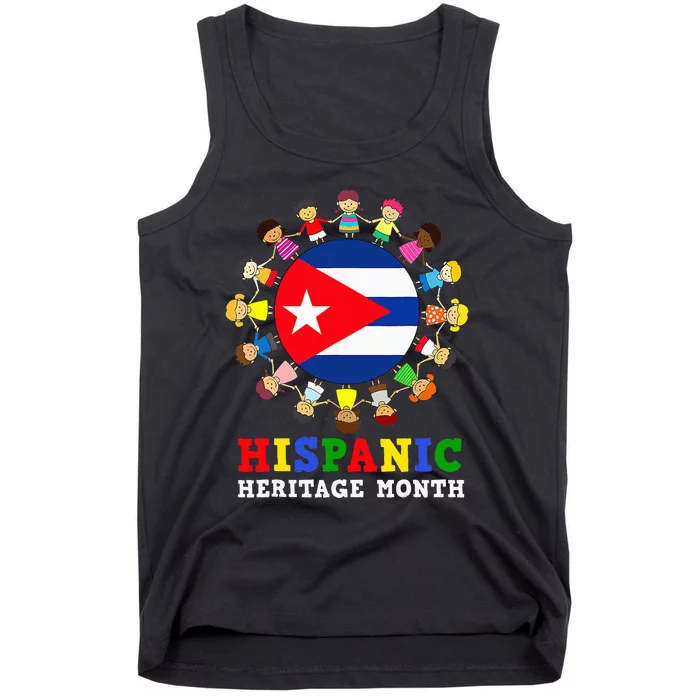 Cuban Flag Heritage Celebration Cuba Tank Top