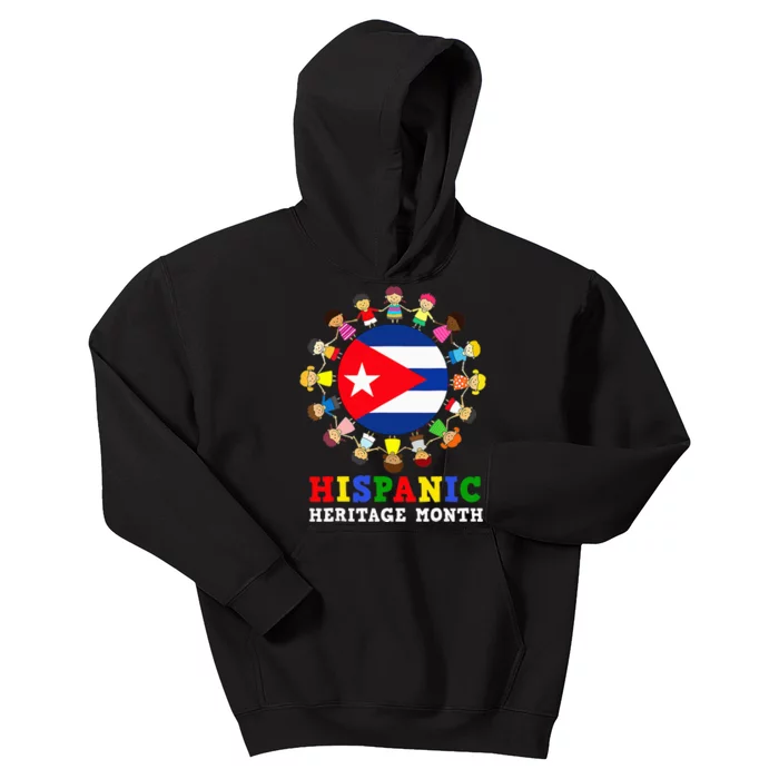 Cuban Flag Heritage Celebration Cuba Kids Hoodie