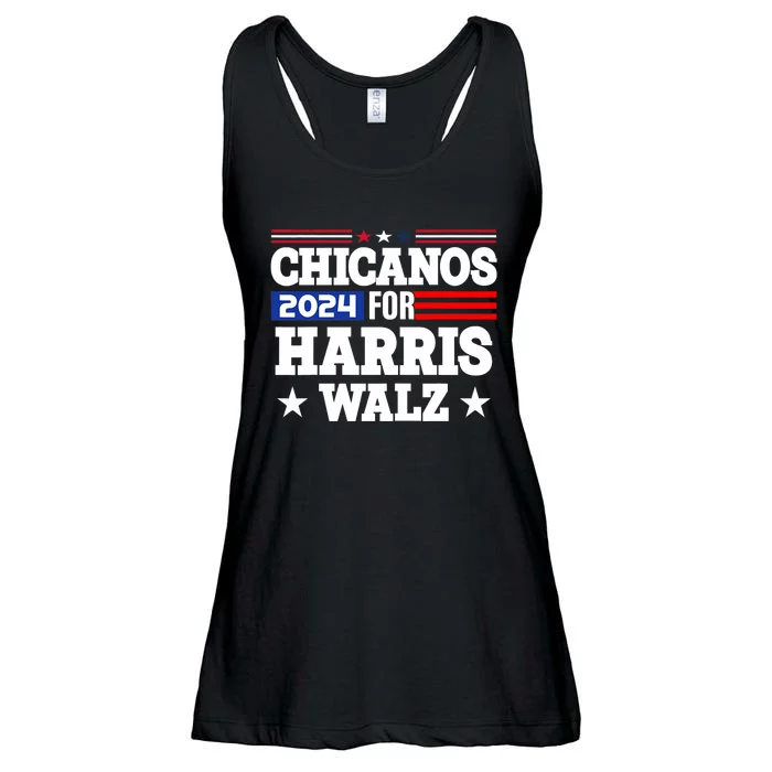 Chicanos For Harris Walz 2024 Presidential Election Kamala Ladies Essential Flowy Tank