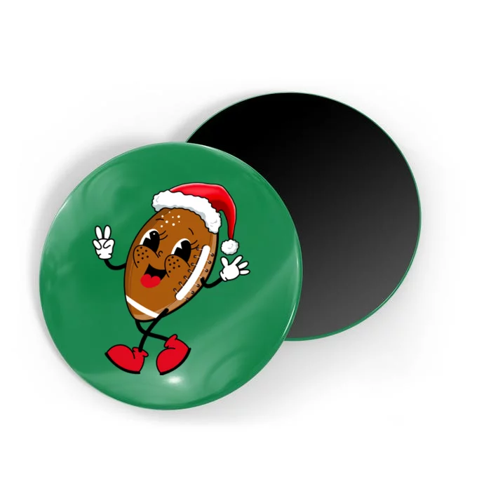 Christmas Football Holiday Sport Magnet