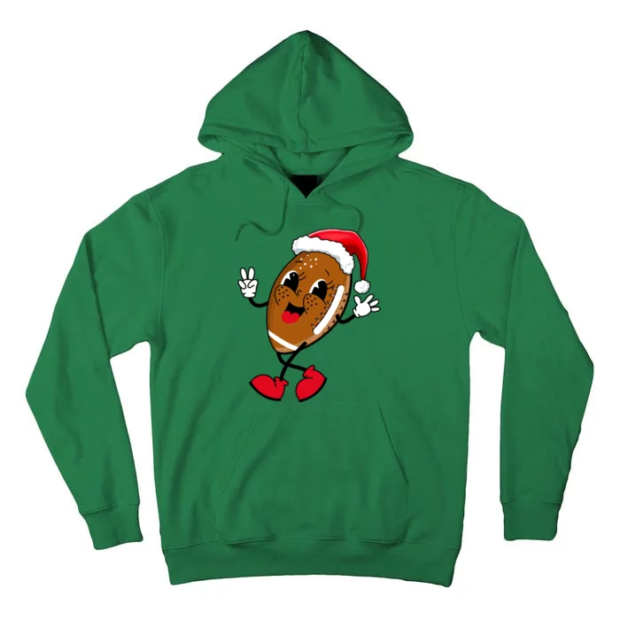 Christmas Football Holiday Sport Tall Hoodie