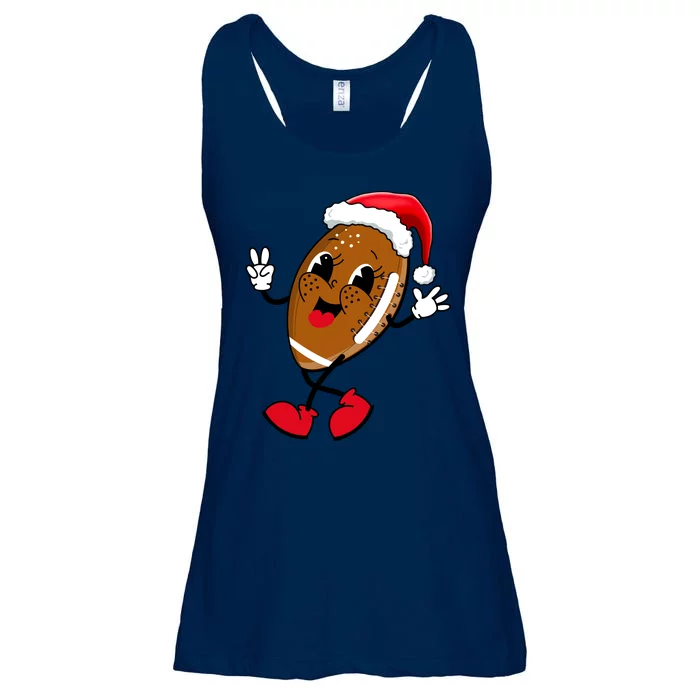 Christmas Football Holiday Sport Ladies Essential Flowy Tank