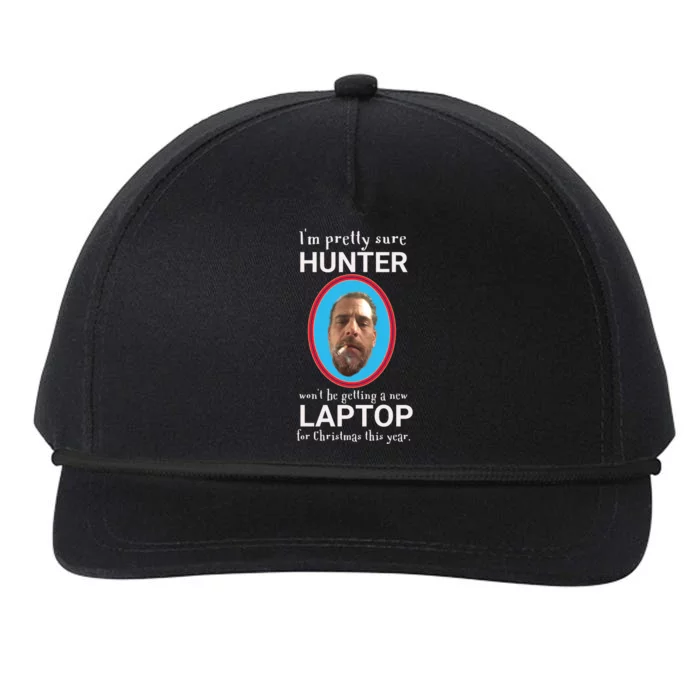 Conservative Funny Hunter Biden Christmas Snapback Five-Panel Rope Hat