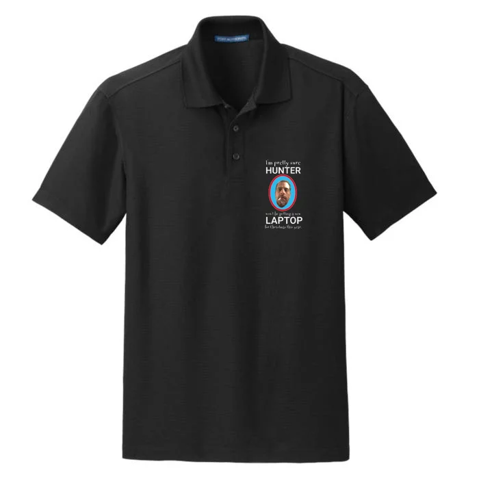 Conservative Funny Hunter Biden Christmas Dry Zone Grid Performance Polo