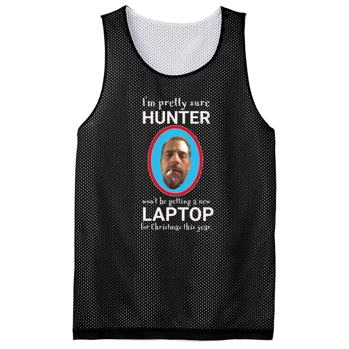 Conservative Funny Hunter Biden Christmas Mesh Reversible Basketball Jersey Tank