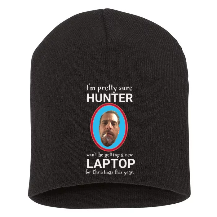 Conservative Funny Hunter Biden Christmas Short Acrylic Beanie