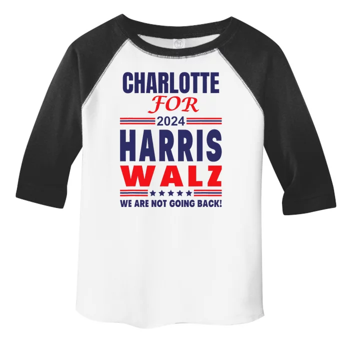 Charlotte For Harris Walz Toddler Fine Jersey T-Shirt