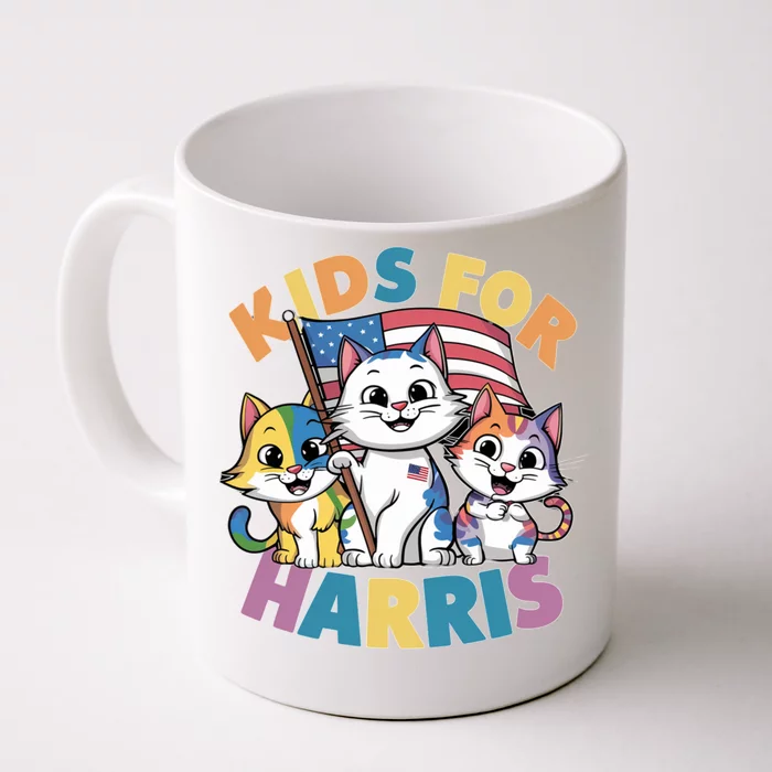 Cute For Harris Funny Cat Design Lgbt Cool Gift Front & Back Coffee Mug