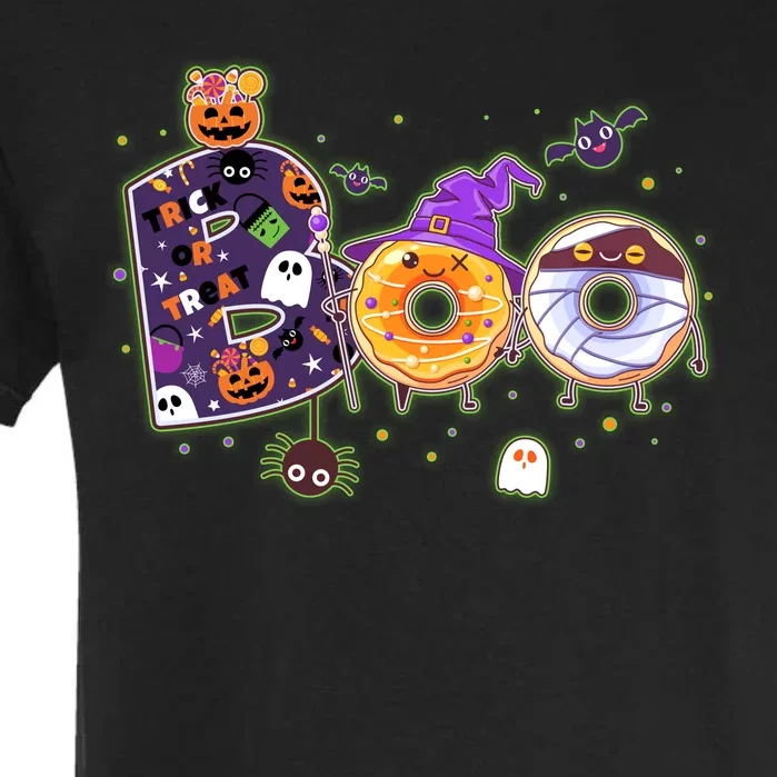 Cute Funny Halloween Boo Donuts Garment-Dyed Heavyweight T-Shirt