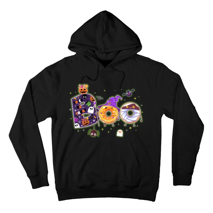 Cute Funny Halloween Boo Donuts Tall Hoodie