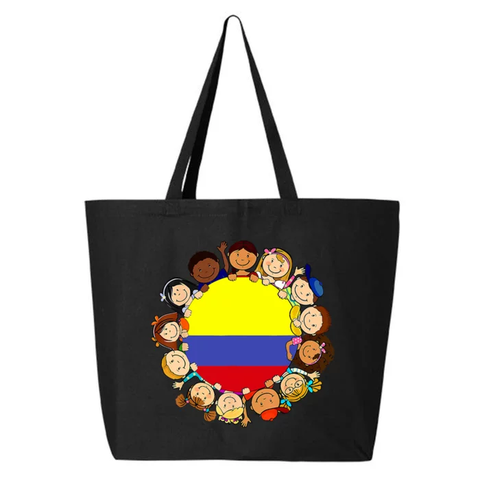 Colombia Flag Hispanic Heritage Month Colombian 25L Jumbo Tote