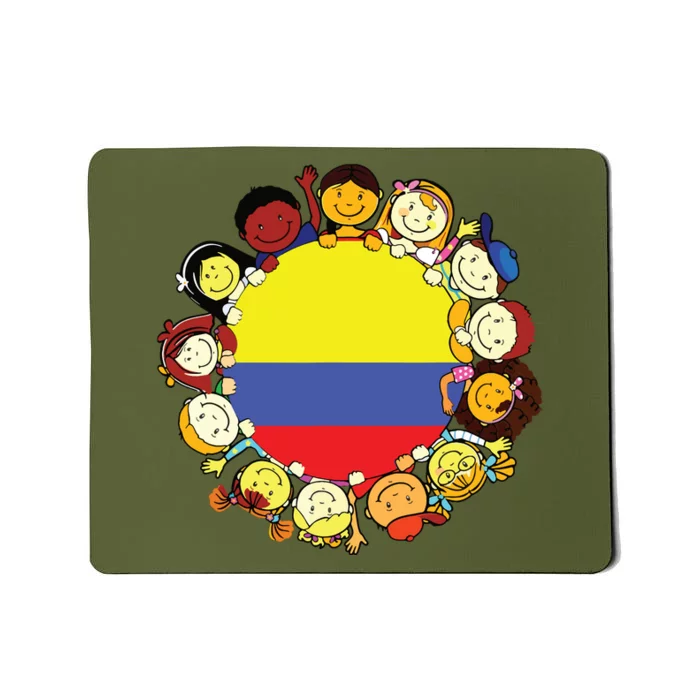 Colombia Flag Hispanic Heritage Month Colombian Mousepad