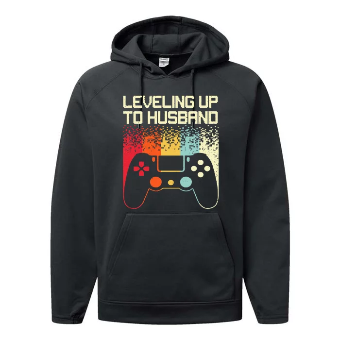 Cool Future Husband For Men Groom To Be Bachelor Gamer Performance Fleece Hoodie