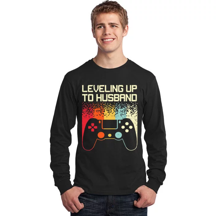 Cool Future Husband For Men Groom To Be Bachelor Gamer Tall Long Sleeve T-Shirt