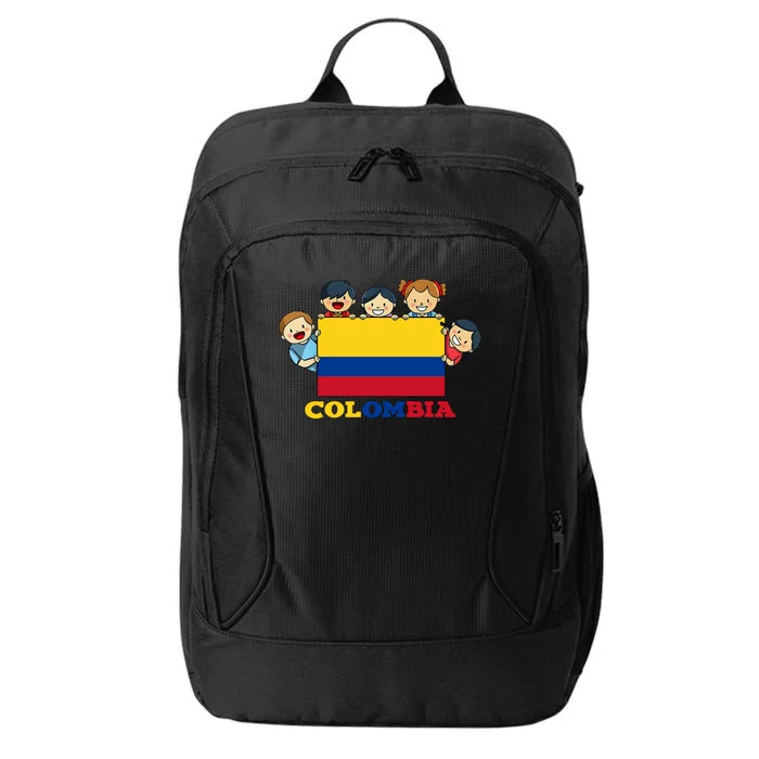 Colombia Flag Hispanic Heritage Month Colombian City Backpack