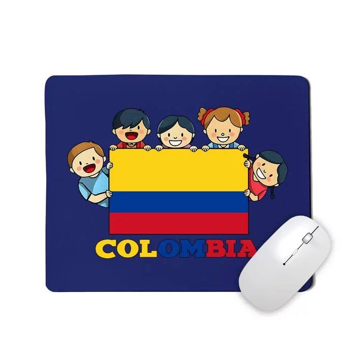 Colombia Flag Hispanic Heritage Month Colombian Mousepad