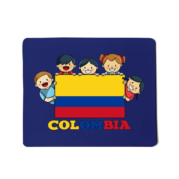 Colombia Flag Hispanic Heritage Month Colombian Mousepad