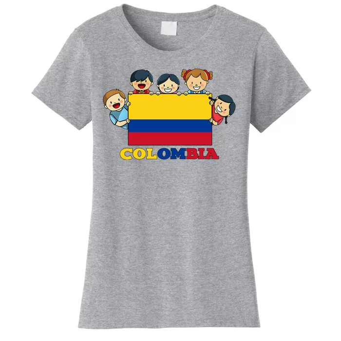 Colombia Flag Hispanic Heritage Month Colombian Women's T-Shirt