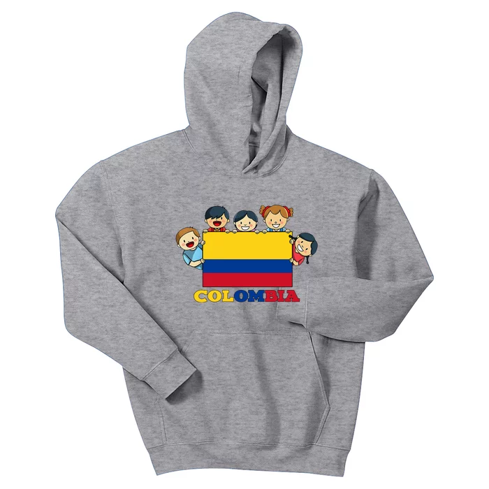 Colombia Flag Hispanic Heritage Month Colombian Kids Hoodie