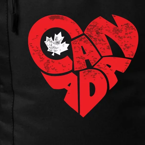 Canada Flag Heart Shirts Canadian Roots Americans Love Maple Daily Commute Backpack