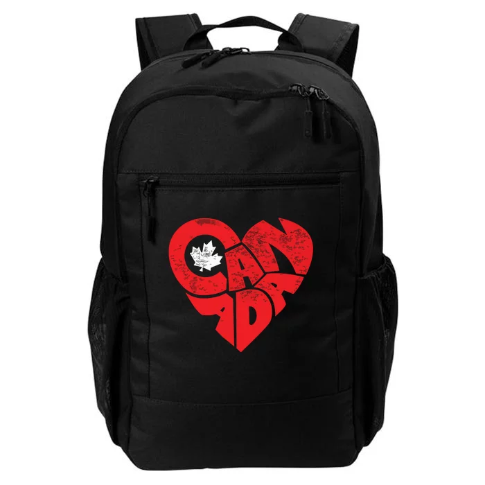 Canada Flag Heart Shirts Canadian Roots Americans Love Maple Daily Commute Backpack