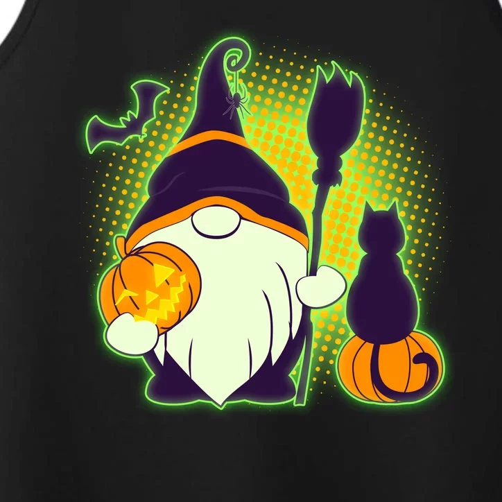 Cute Funny Halloween Gnome Performance Tank