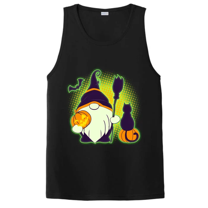 Cute Funny Halloween Gnome Performance Tank