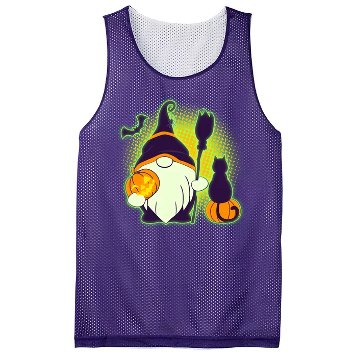 Cute Funny Halloween Gnome Mesh Reversible Basketball Jersey Tank