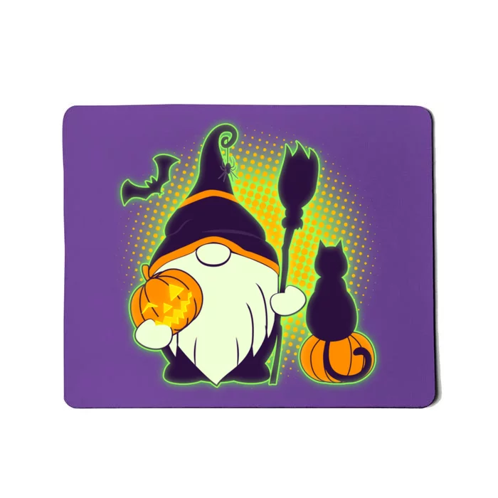 Cute Funny Halloween Gnome Mousepad