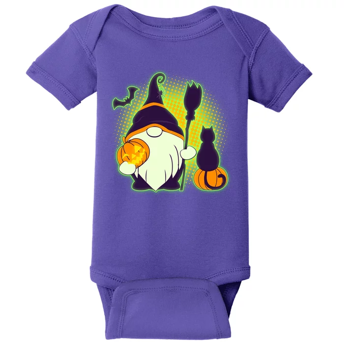 Cute Funny Halloween Gnome Baby Bodysuit